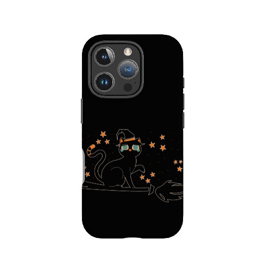 Halloween Witch Cat Lover IPhone Cases