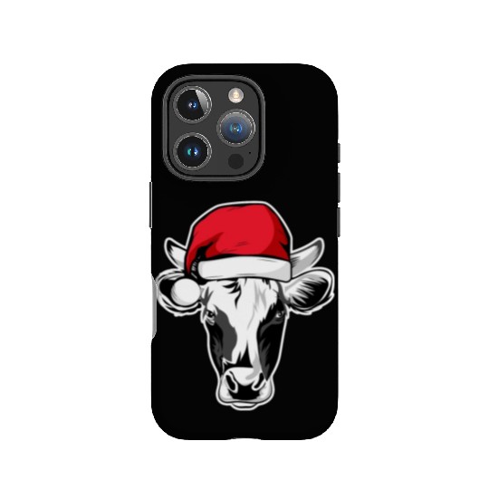Christmas Animals Cattle Xmas Farmer IPhone Cases