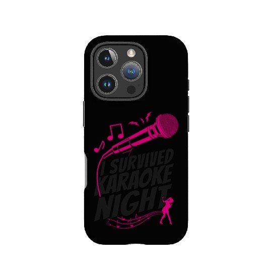 Karaoke Singer I Survived Karaoke IPhone Cases