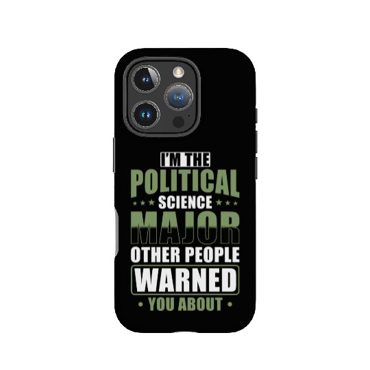Political Science Major IPhone Cases