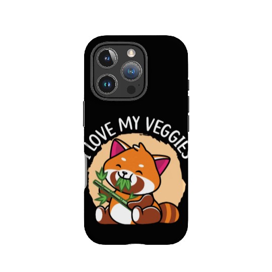 I Love My Veggies Red Panda Bear Whisperer Animal IPhone Cases