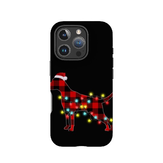 Weimaraner Christmas Dog Lover Pajamas IPhone Cases