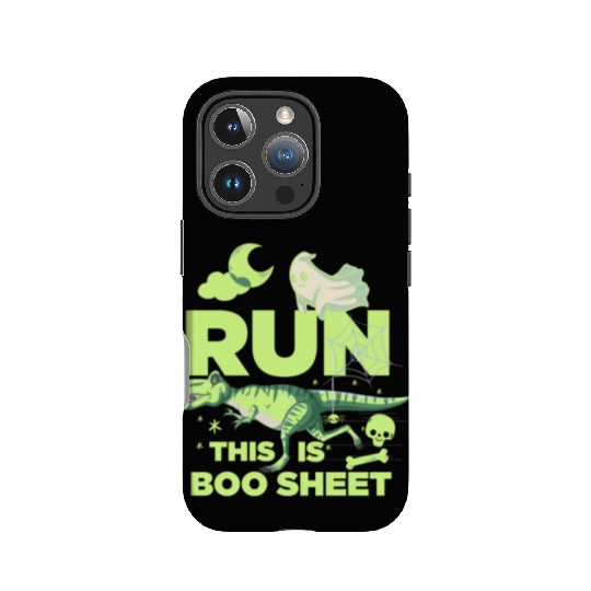 RUN THIS IS BOO SHEET RUNNING DINOSAUR REX GAME IPhone Cases