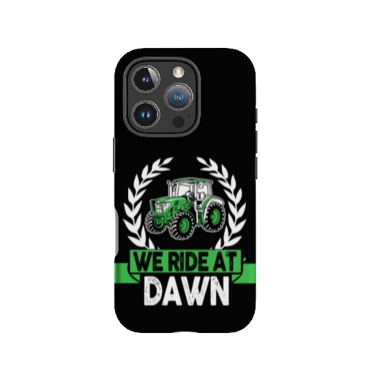 We Ride At Dawn Dad Lawn Mower Make Laugh Day Yard IPhone Cases