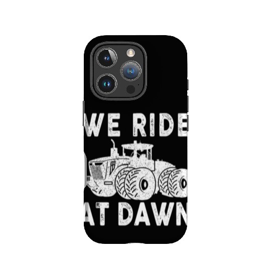 We Ride At Dawn Dad Lawn Mower Make Laugh Day Yard IPhone Cases
