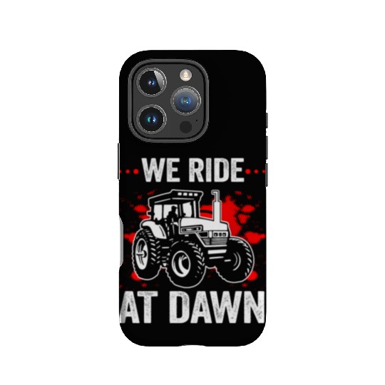 We Ride At Dawn Dad Lawn Mower Make Laugh Day Yard IPhone Cases