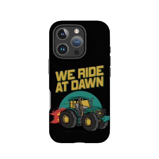 We Ride At Dawn Dad Lawn Mower Make Laugh Day Yard IPhone Cases