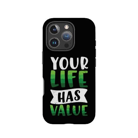 Mental Health Your Life Has Value IPhone Cases