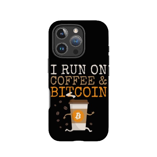 Coffee Lover And Bitcoin HODL Crypto Cryptocurrenc IPhone Cases