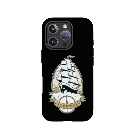 Old school ship waves sea sailing Old school ship IPhone Cases