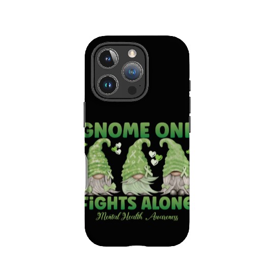 Gnome One Fights Alone Mental Health IPhone Cases