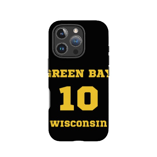 GREEN BAY WISCONSIN vintage distressed football IPhone Cases