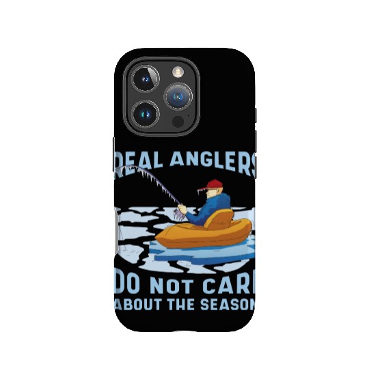 Real fishermen do not care about the season Real f IPhone Cases
