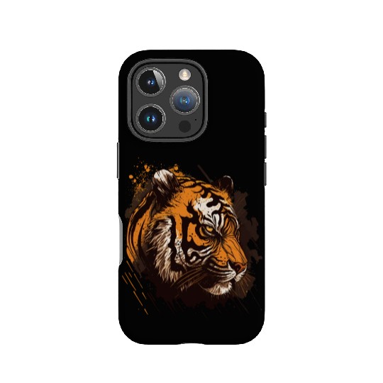 Scary Tiger IPhone Cases