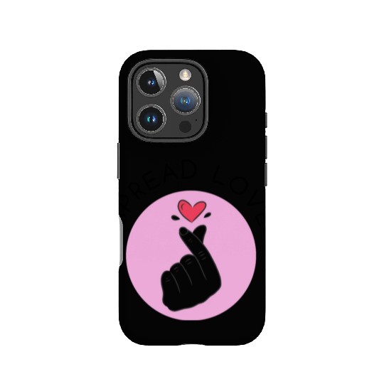 Korean heart symbol - Spread Love Intention Series IPhone Cases