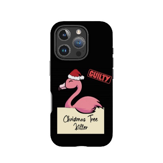 Flamingo christmas funny prison IPhone Cases