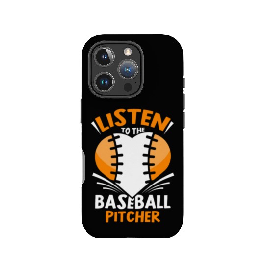 Listen To The Baseball Pitcher Player Hobby IPhone Cases