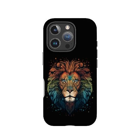 Mandala Lion IPhone Cases