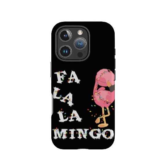 Fa La La Flamingo Family Christmas IPhone Cases