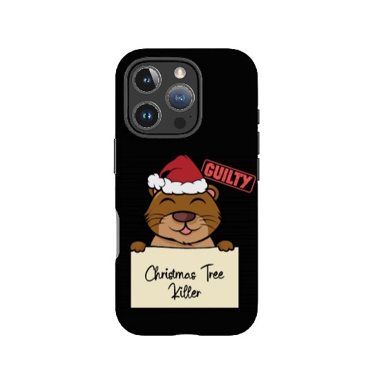 Sea otter christmas funny prison IPhone Cases