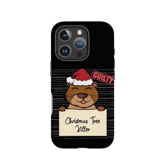 Sea otter christmas funny prison IPhone Cases