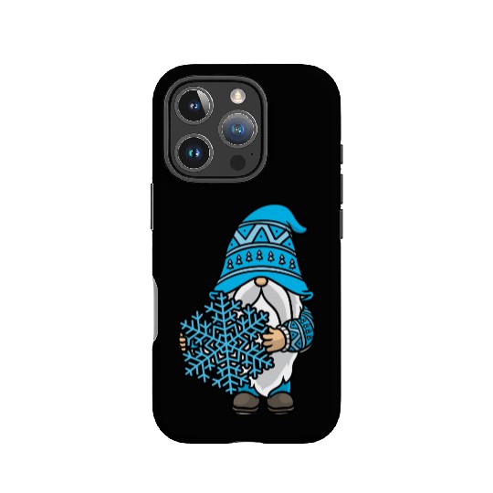 Blue Christmas Gnome Snowflake Winter Xmas Santa IPhone Cases