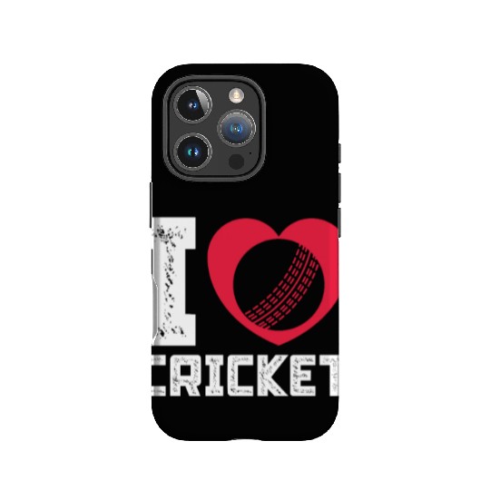 I Love Heart Cricket IPhone Cases