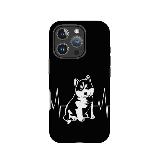 Heartbeat Siberian Husky Husky IPhone Cases