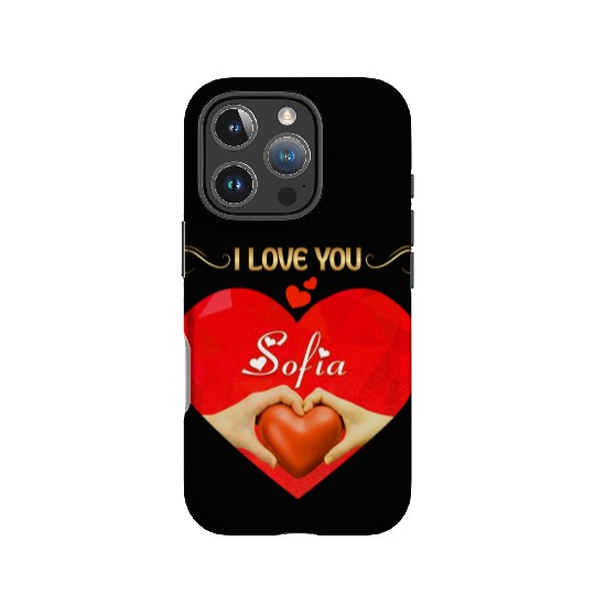 I love you Sofia IPhone Cases
