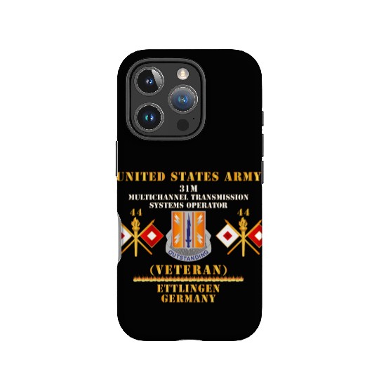 44th Signal Bn 31M US Army Veteran Ettlingen GE IPhone Cases