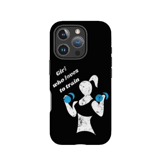 GYM Girl who loves to train IPhone Cases
