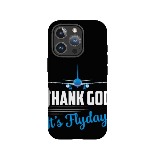 Thank God It's Flyday! Airline Pilot Aviation IPhone Cases