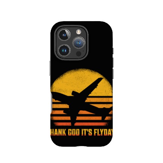 Thank God It's Flyday! Aviation Pilot Airline IPhone Cases