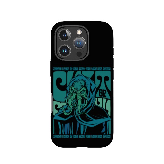 Chtulhu scary face Chtulhu scary face inspiration IPhone Cases