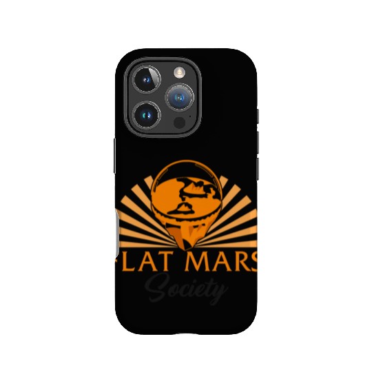 Mars IPhone Cases, Flat Mars Society Mars IPhone Cases, Science