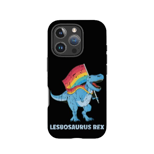 Lesbosaurus Rex - dinosaur IPhone Cases