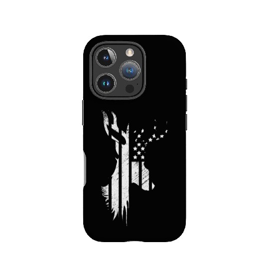 Camouflage Flag Deer Hunting America Flag IPhone Cases