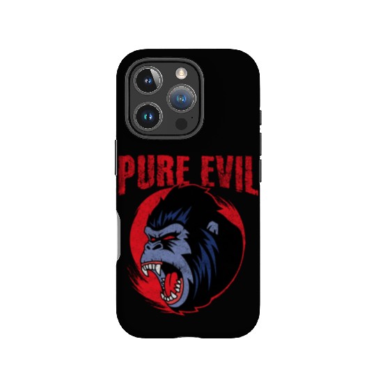 Pure Evil Angry Gorilla Monkey Chimpanzee IPhone Cases