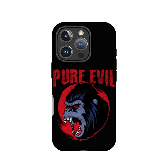 Pure Evil Angry Gorilla Monkey Chimpanzee IPhone Cases
