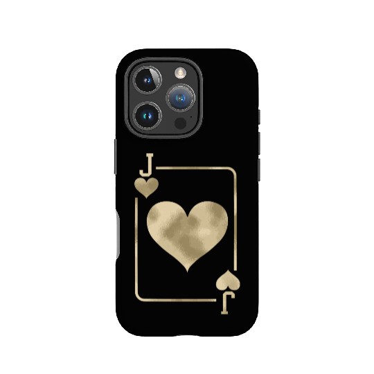 Jack Of Hearts Playing Card Halloween Costume Glam IPhone Cases