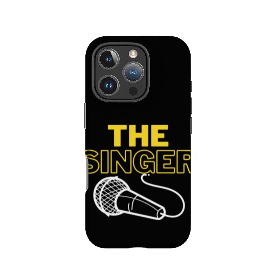 The Singer Simple Band Microphone IPhone Cases