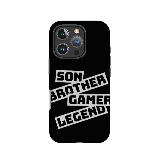 son brother gamer legend IPhone Cases