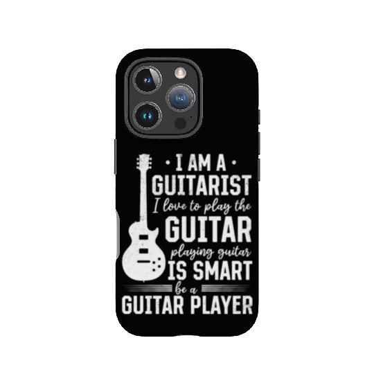 I Am A Guitarist I Love To Play The Guitar - Bass IPhone Cases