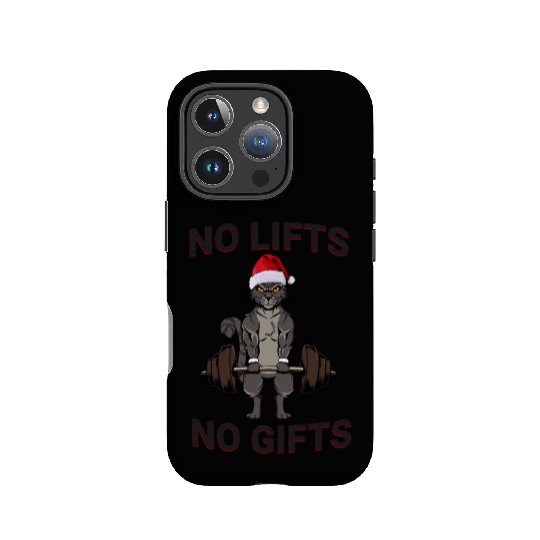 Funny No Lifts No Gifts Christmas Workout IPhone Cases