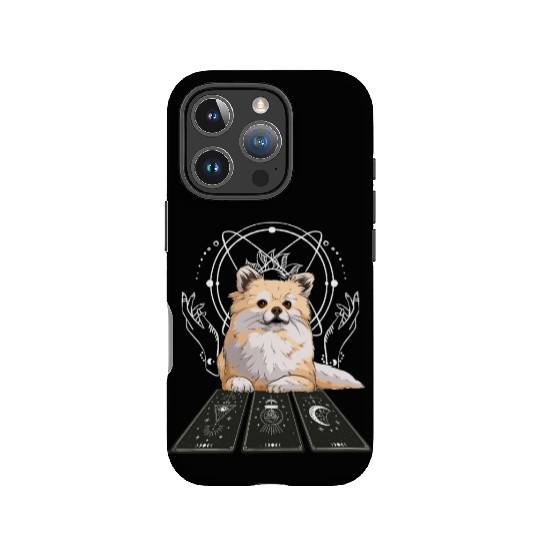 Corgi Tarot Card Reader Cool Tarot Cartomancy IPhone Cases