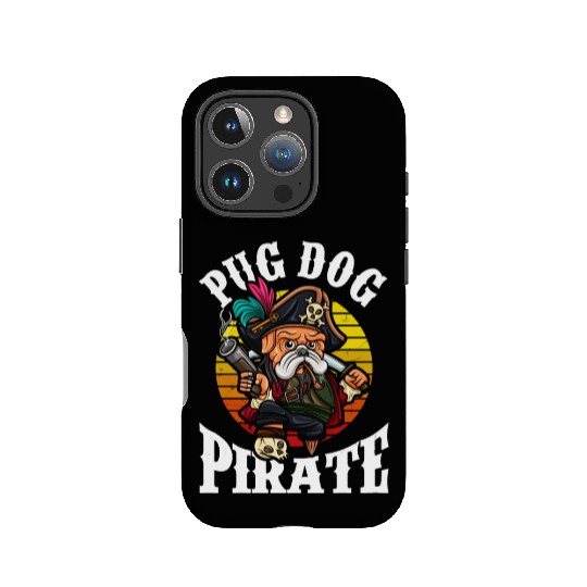 Pug Pirate Dog IPhone Cases