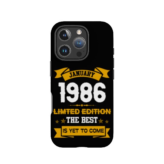 January 1986 Birthday Surprise IPhone Cases