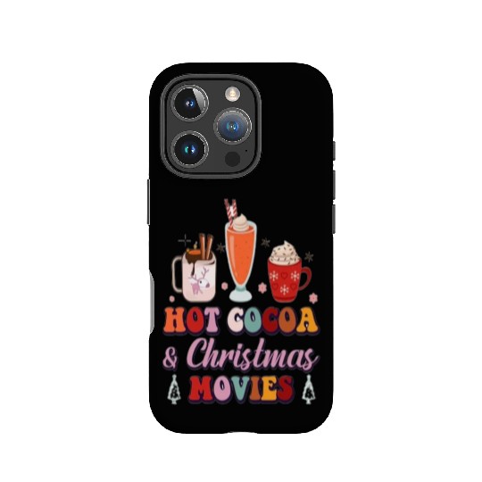 Hot cocoa and Christmas movies. IPhone Cases
