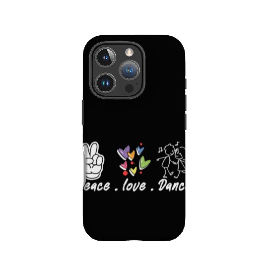 peace , love , Dance IPhone Cases