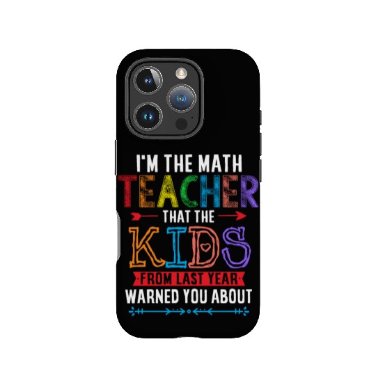 Math Teacher Unicorn IPhone Cases